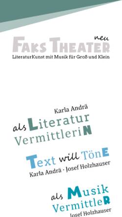 Vorschau der mobilen Webseite fakstheater.de, Fakstheater