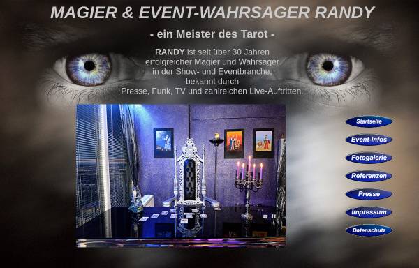 Vorschau von www.wahrsager-randy.de, Wahrsager Randy