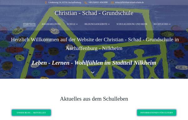 Vorschau von www.christian-schad-volksschule.de, Christian-Schad-Volksschule