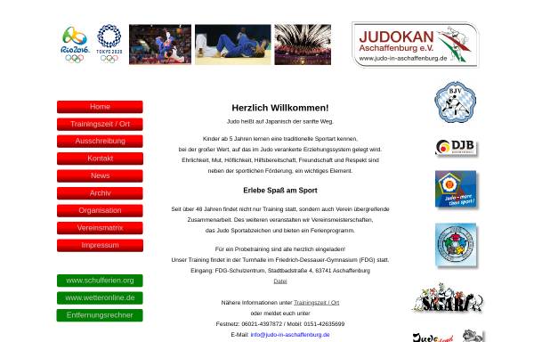 Vorschau von www.judo-in-aschaffenburg.de, Judokan Aschaffenburg e.V.