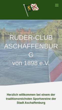 Vorschau der mobilen Webseite www.ruder-club-aschaffenburg.de, Ruder-Club Aschaffenburg