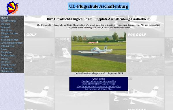 Vorschau von www.ul-flug.de, Ultraleicht Flugschule Aschaffenburg