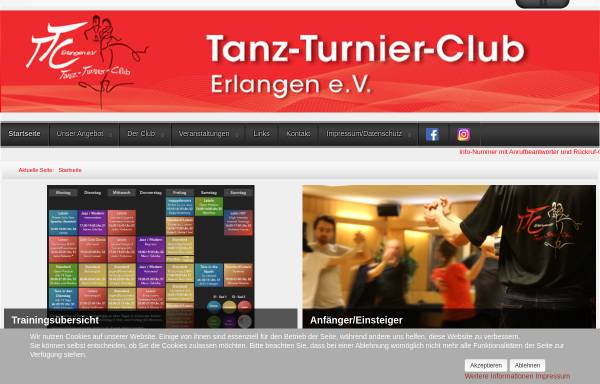 Vorschau von www.ttc-erlangen.de, Tanz-Turnier-Club Erlangen e.V.