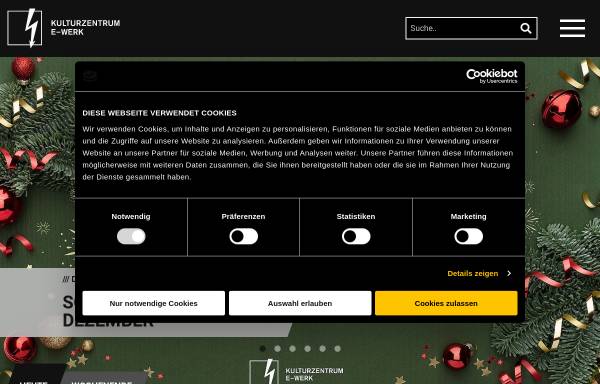 Vorschau von www.e-werk.de, E-Werk Erlangen