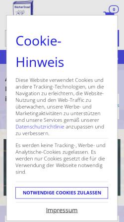 Vorschau der mobilen Webseite buecherinsel-frauenaurach.de, BücherInsel