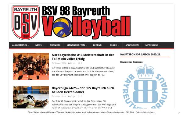 Vorschau von bsv-bayreuth.de, BSV 98 Bayreuth e.V.