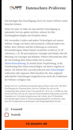 Vorschau der mobilen Webseite www.lafit-bayreuth.de, Lafit