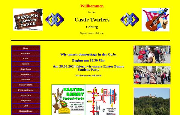 Vorschau von www.castletwirlers.de, Castle Twirlers Coburg