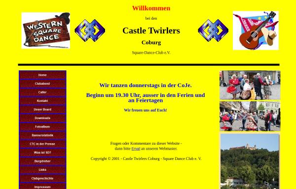 Vorschau von www.castletwirlers.de, Castle Twirlers Coburg