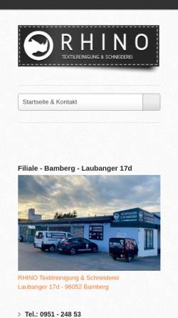 Vorschau der mobilen Webseite www.reinigung-bamberg.de, Sauber & Frisch Reinigung