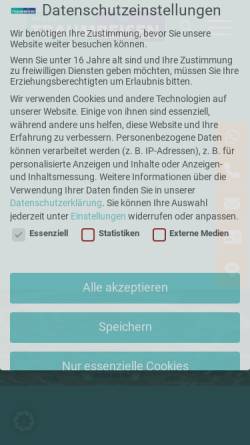 Vorschau der mobilen Webseite www.badereise.de, Traumreisen EU GmbH & Co. KG