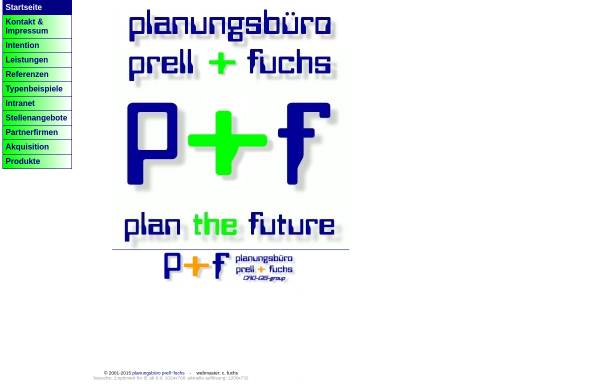 Vorschau von www.plan-the-future.de, Planungsbüro Prell + Fuchs