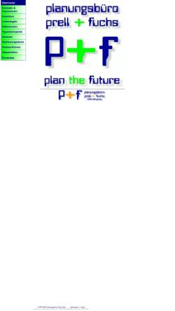 Vorschau der mobilen Webseite www.plan-the-future.de, Planungsbüro Prell + Fuchs