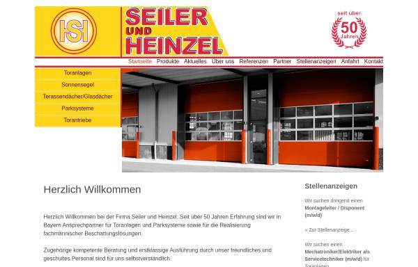 Vorschau von www.seiler-heinzel.de, Seiler und Heinzel Rolladenbau