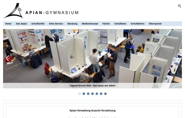 Vorschau von www.apian.de, Apian Gymnasium