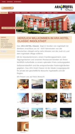 Vorschau der mobilen Webseite www.hotel-ara.de, Hotel Ara
