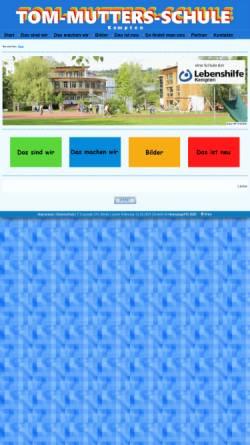 Vorschau der mobilen Webseite www.tom-mutters-schule-ke.de, Tom-Mutters-Schule