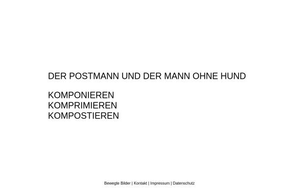 Vorschau von www.derpostmannunddermannohnehund.de, Der Postmann und der Mann ohne Hund