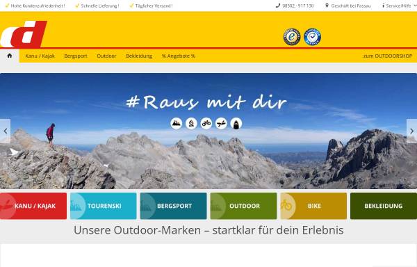 Vorschau von www.wandern-klettern.de, Abenteuer Sport - Bichlmoser und Oberhofer