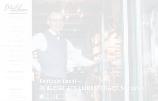 Vorschau von www.bachl-feinkost.de, Bachl Feinkost
