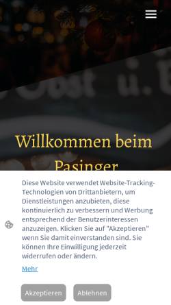 Vorschau der mobilen Webseite www.pasinger-christkindlmarkt.de, Pasinger