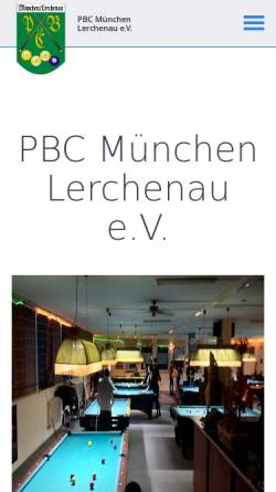 Vorschau der mobilen Webseite pbcl.leguanease.org, PBC München Lerchenau e.V