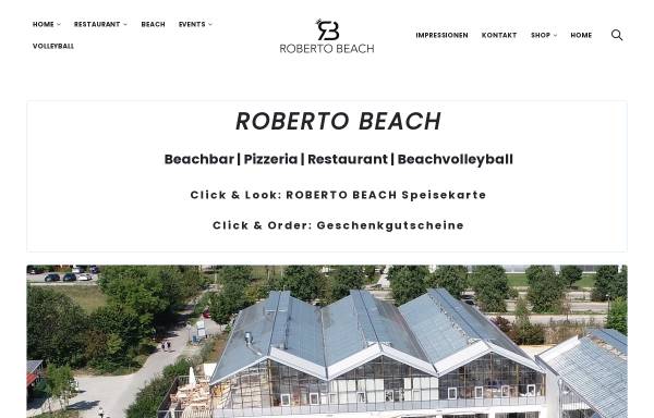 Vorschau von www.robertobeach.de, Roberto Beach Eventlocation am See