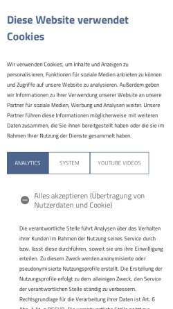 Vorschau der mobilen Webseite dav-sc.de, DAV Sektion Schwabach