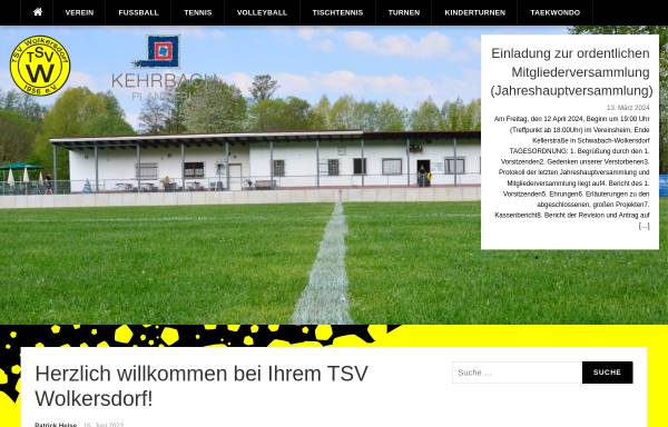 Vorschau von www.tsv-wolkersdorf.de, TSV Wolkersdorf