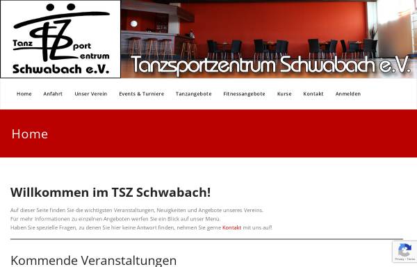 Vorschau von www.tsz-schwabach.de, TSZ Schwabch e.v.