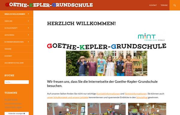 Vorschau von www.goethe-kepler-schule.de, Goethe-Kepler-Grundschule