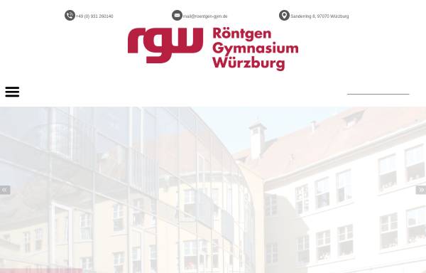 Vorschau von www.roentgen-gym.de, Röntgen-Gymnasium