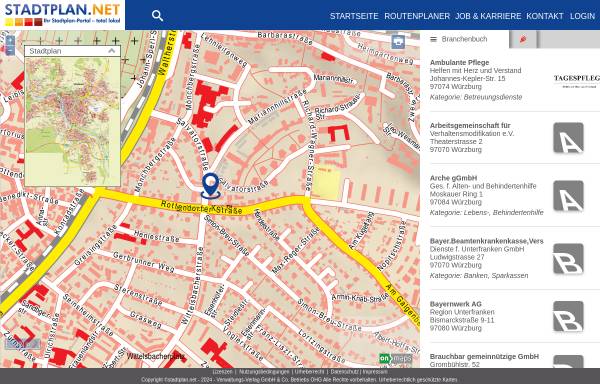 Vorschau von www.stadtplan.net, Stadtkarte