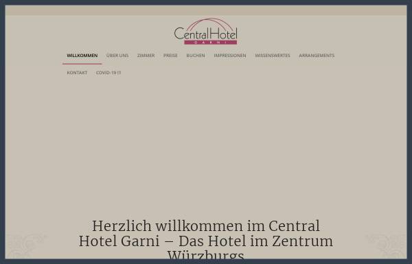 Vorschau von www.centralhotel-wuerzburg.de, Central Hotel