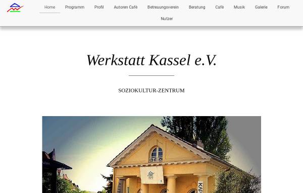 Vorschau von www.werkstatt-kassel.de, Werkstatt Kassel e.V.