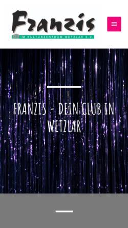 Vorschau der mobilen Webseite www.franzis-wetzlar.de, Franzis Wetzlar
