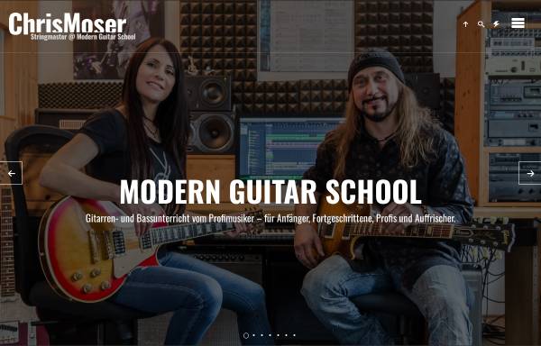 Vorschau von www.modern-guitar-school.de, Modern Guitar School - Christian Moser