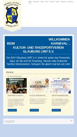 Vorschau der mobilen Webseite www.kkv-glauburg-1997.de, Karneval-, Kultur- & Tanzsport Verein Glauburg 1997 e.V