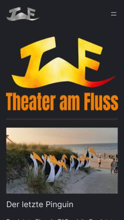 Vorschau der mobilen Webseite www.theater-am-fluss.de, Kassel, Theater Am Fluss (TAF)