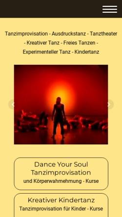 Vorschau der mobilen Webseite tanz-in-hamburg.de, Birgit Schaper