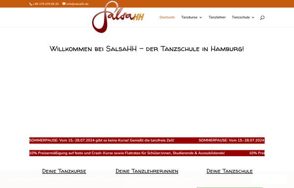 Vorschau von www.salsahh.de, SalsaHH