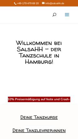 Vorschau der mobilen Webseite www.salsahh.de, SalsaHH