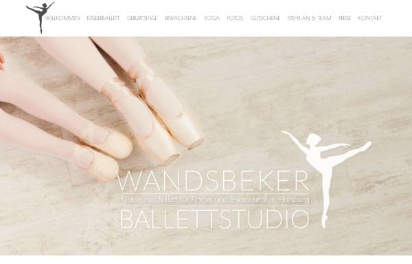Vorschau von www.klassikballett.de, Wandsbeker Ballett-Studio