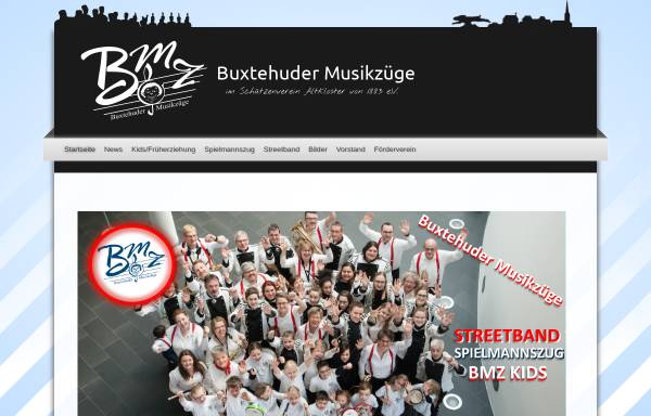 Vorschau von www.buxtehuder-musikzuege.de, Buxtehuder Musikzüge