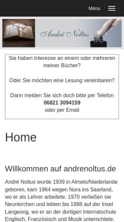 Vorschau der mobilen Webseite www.andrenoltus.de, 