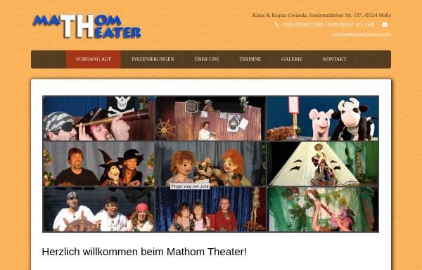 Vorschau von mathomtheater.de, Mathom Theater