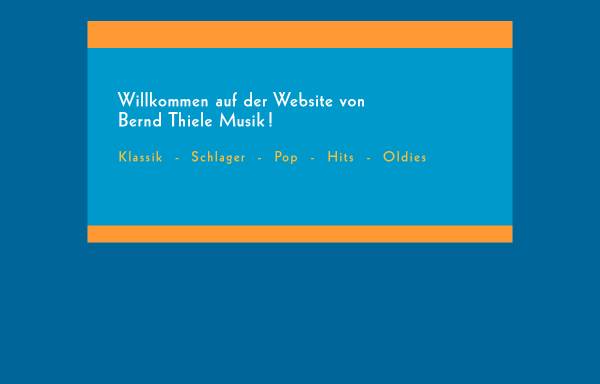 Vorschau von www.berndthielemusik.de, Bernd Thiele Musik