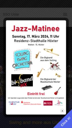 Vorschau der mobilen Webseite solling-swing-orchestra.de, Solling Swing Orchestra