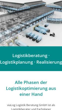 Vorschau der mobilen Webseite vialog-logistik.com, Vialog Logistik Beratung GmbH
