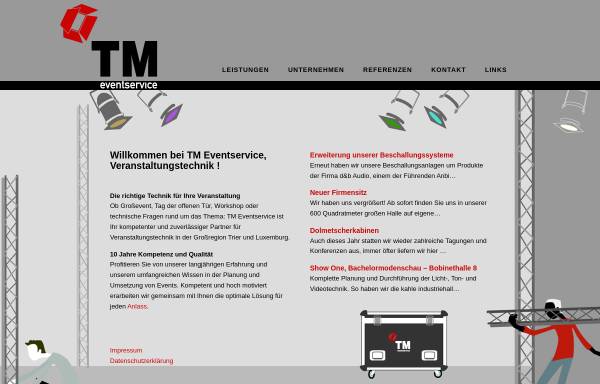 Vorschau von www.tm-eventservice.de, TM-eventservice